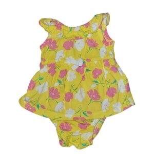Carter's Yellow and Pink Floral Dress